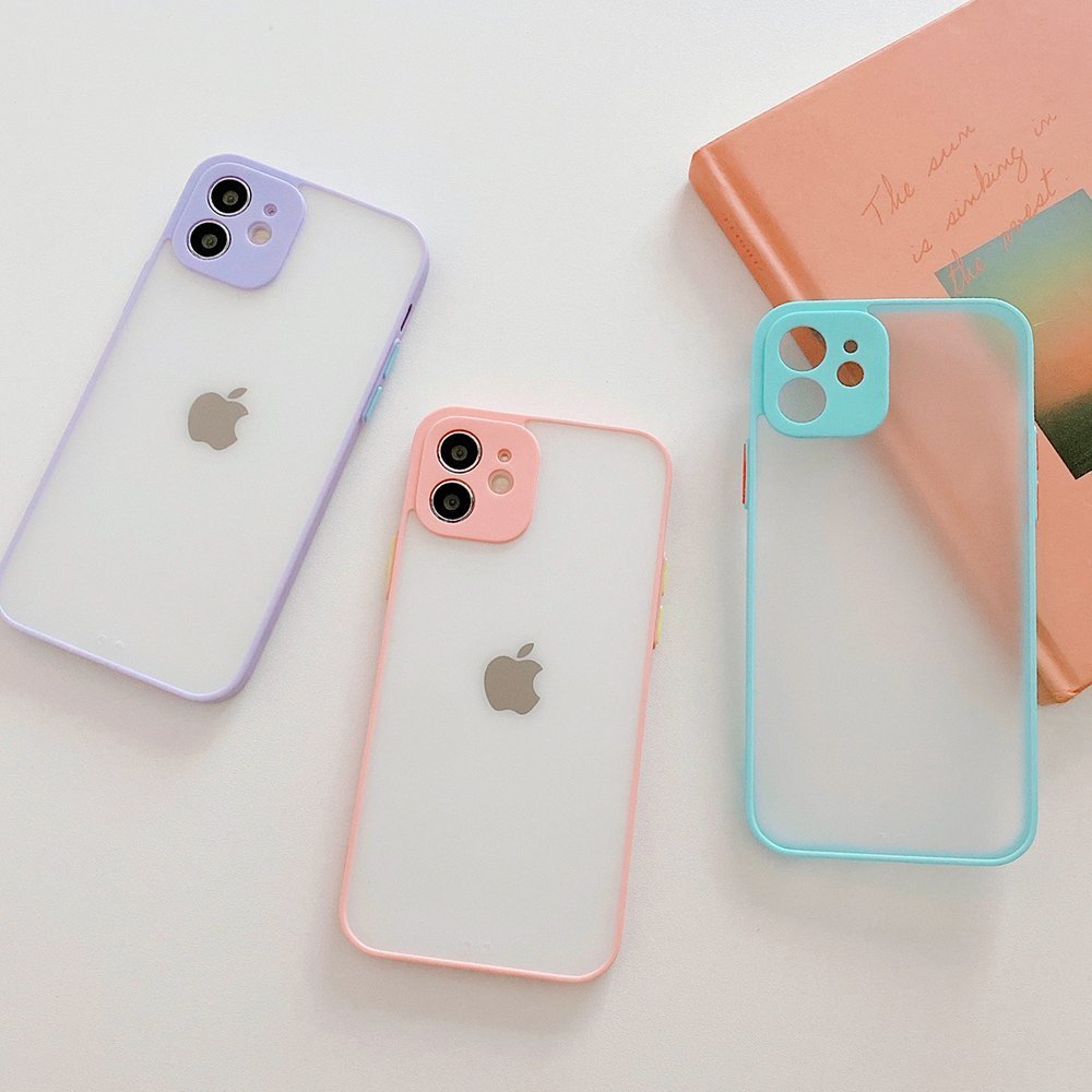 Funda flexible de silicona Milky Case para Apple iPhone 12 Pro Max - rojo