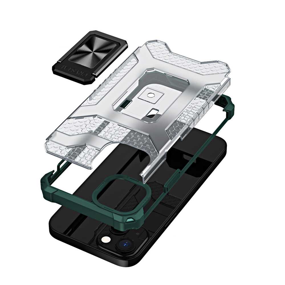 Funda Crystal Ring Case para Apple iPhone 13 Mini - negro