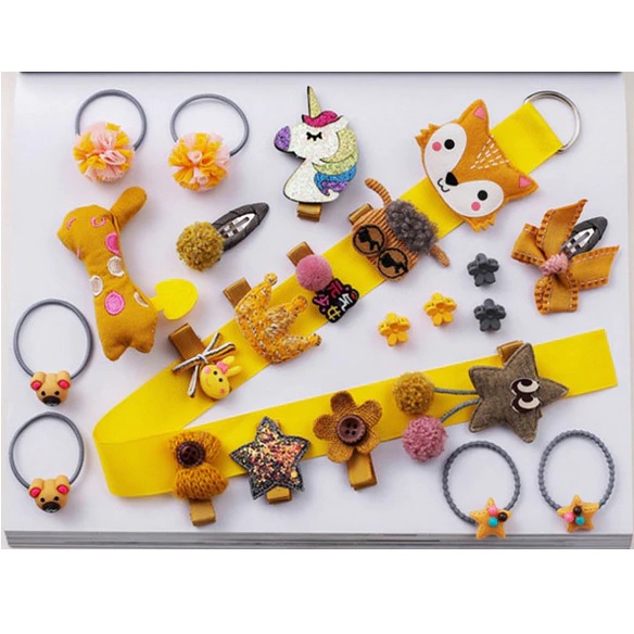 Accesorios para el cabello en maletín Hada-TipoG