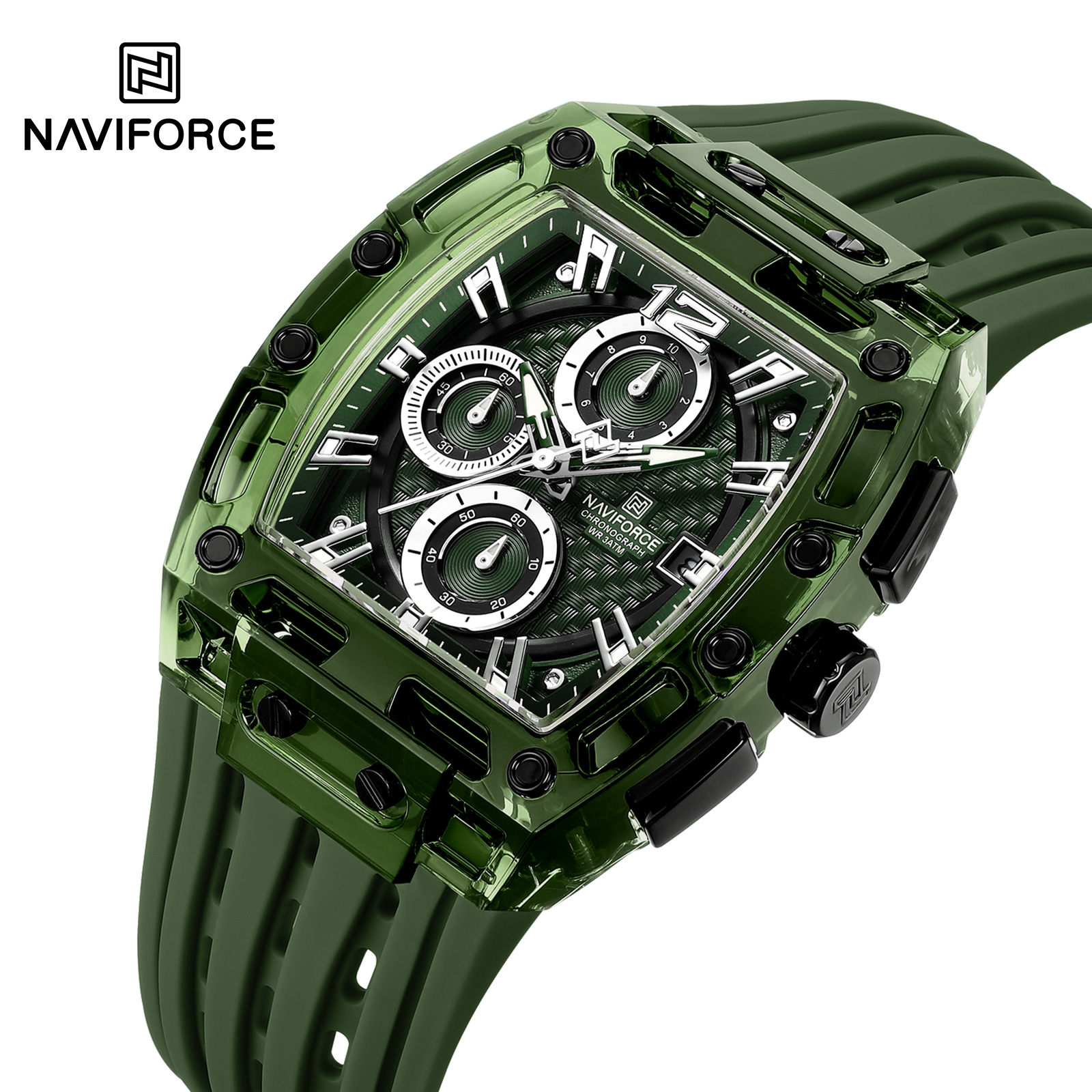 Reloj NAVIFORCE SI-38619 - Rojo / Negro
