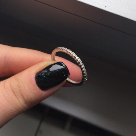 Anillo LE-4308 - Plateado/55mm