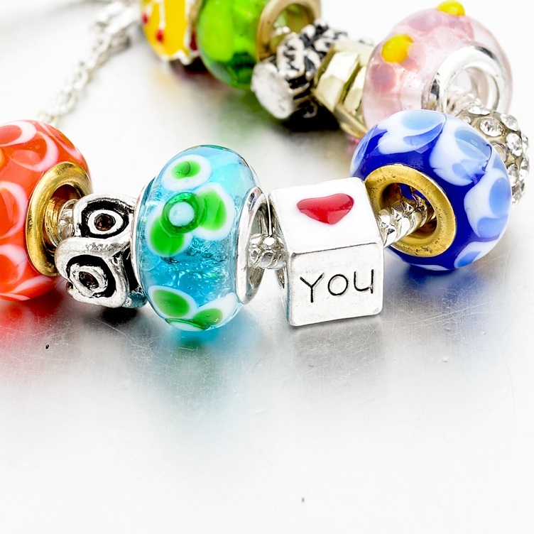 Pulsera ET-1723 - Plateado/Negro