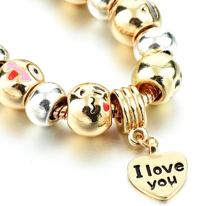 Pulsera ET-1723 - Plateado/Negro