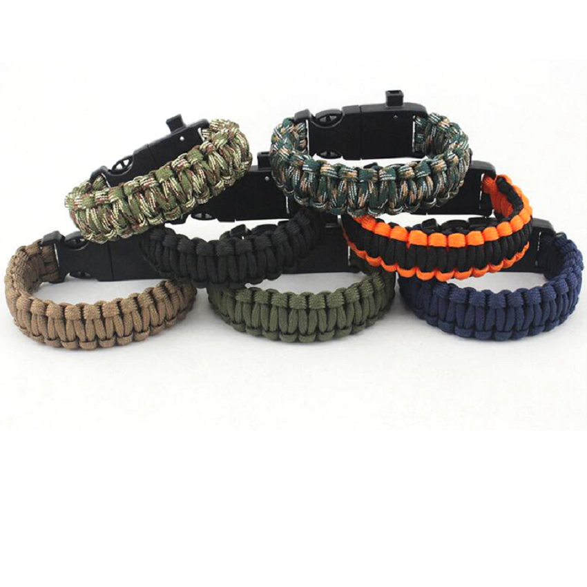 Pulsera de supervivencia / Tipo1 - Negro