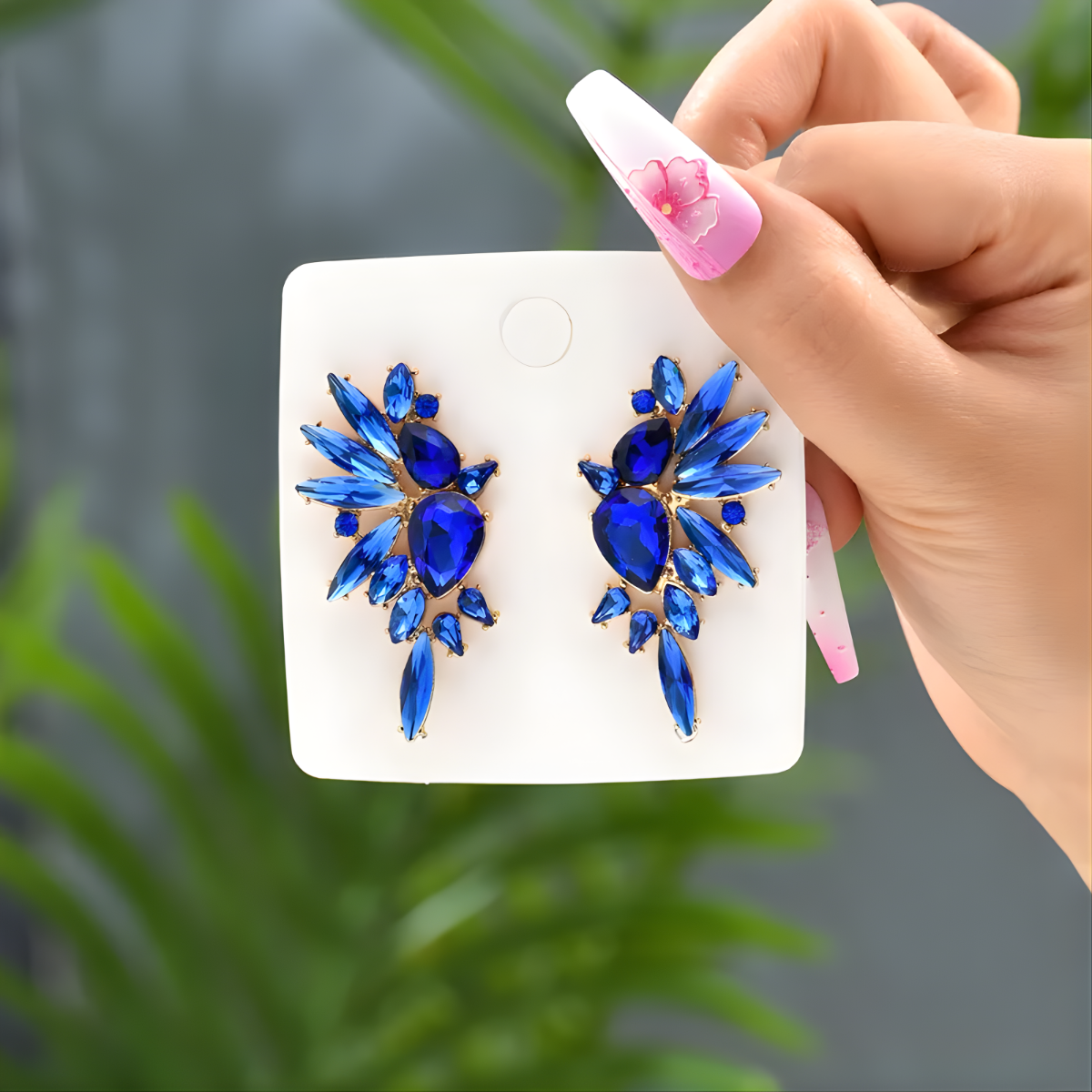 Pendientes ChB-38970 - Azul