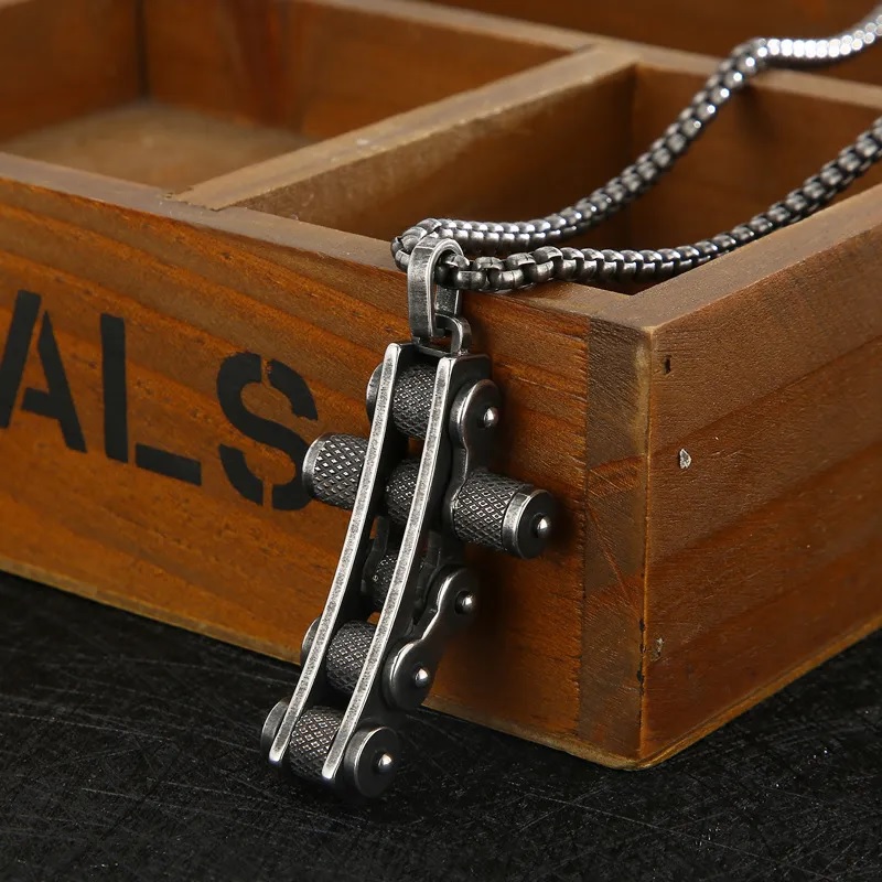 Collar Chain Cross - Plateado