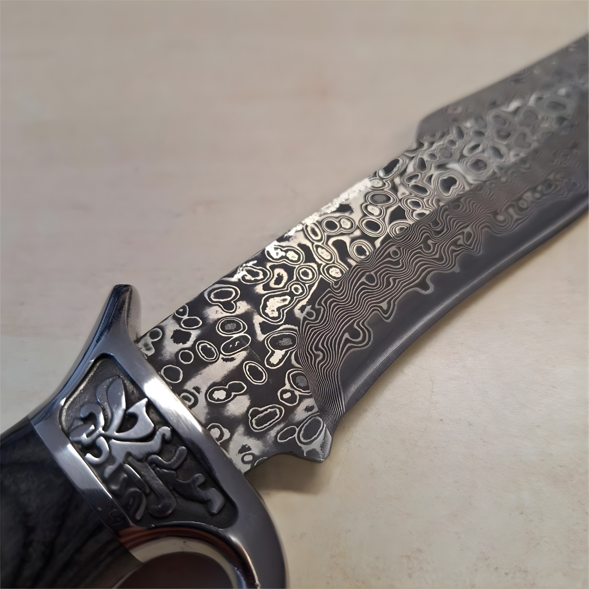 Cuchillo de exterior EF - 39490 - Gris / Plateado / 2.Calidad