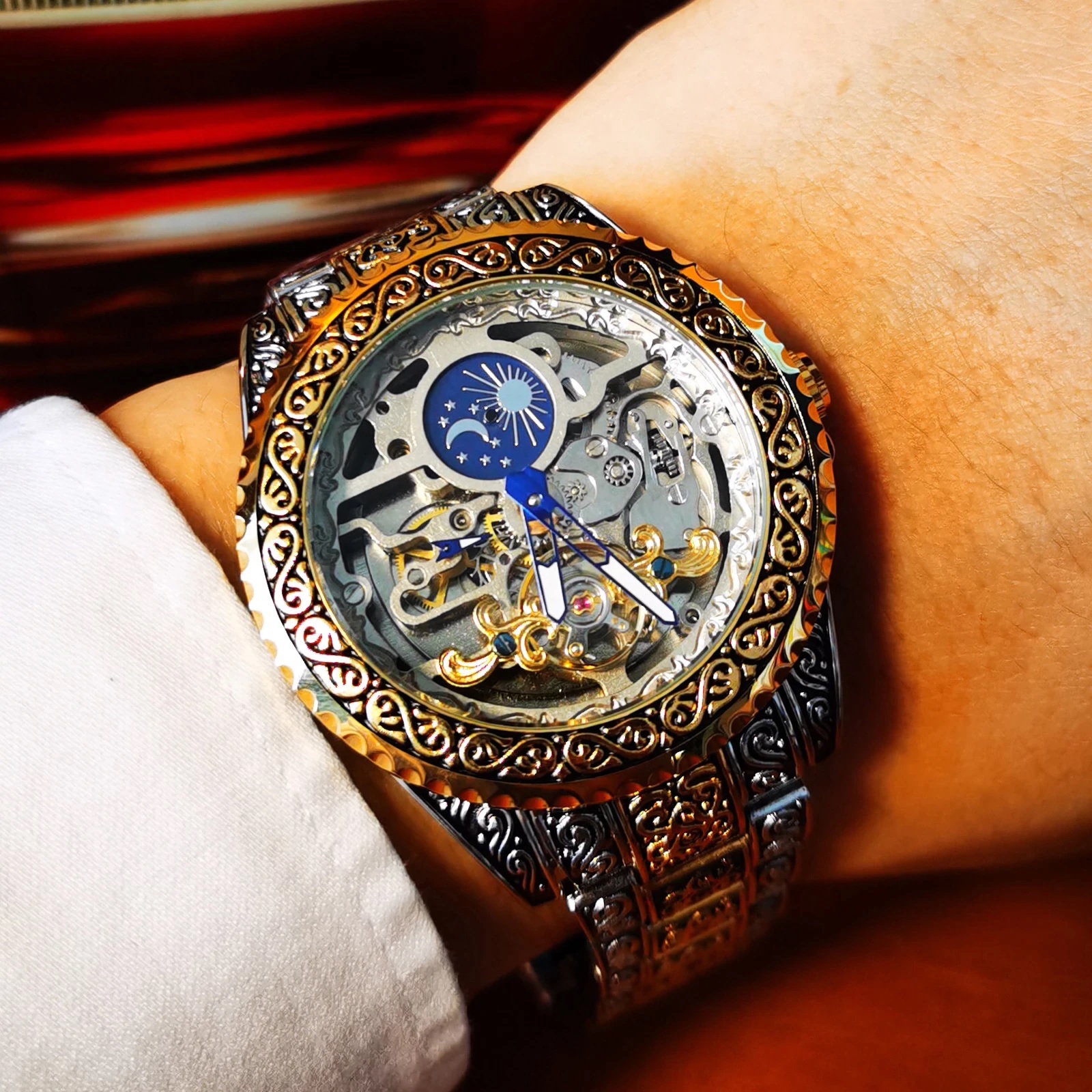 Reloj FORSINING MO-21619 - Plata / Oro