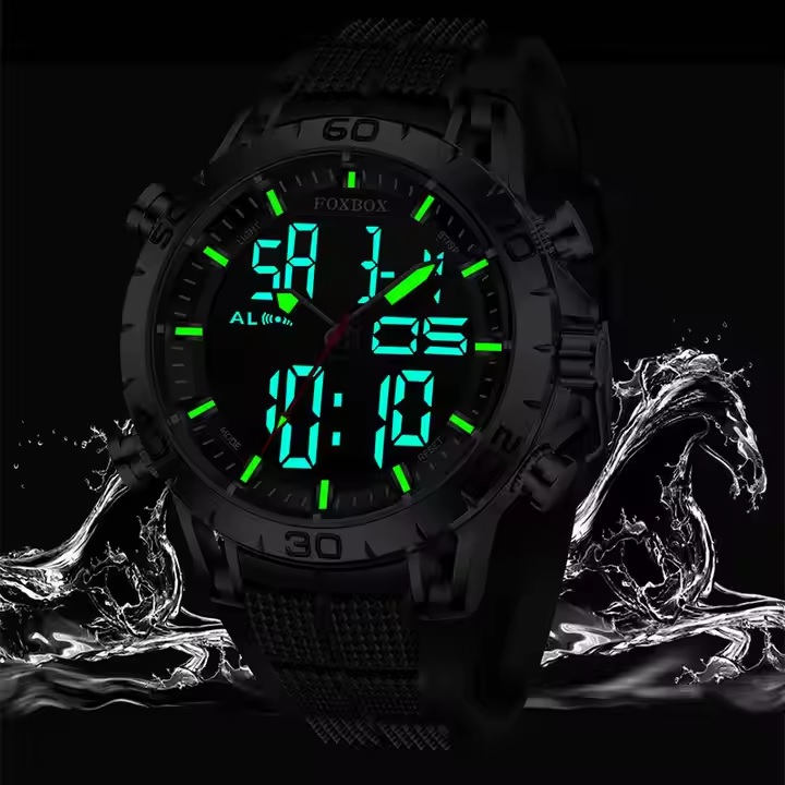 Reloj FOXBOX GR-34977 - Negro / Plateado