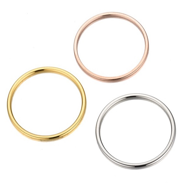 Anillo IV-16946 - Dorado / Rosa / 55mm