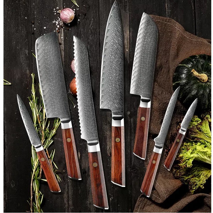 Cuchillo de cocina damasco IW-20172 - Paring