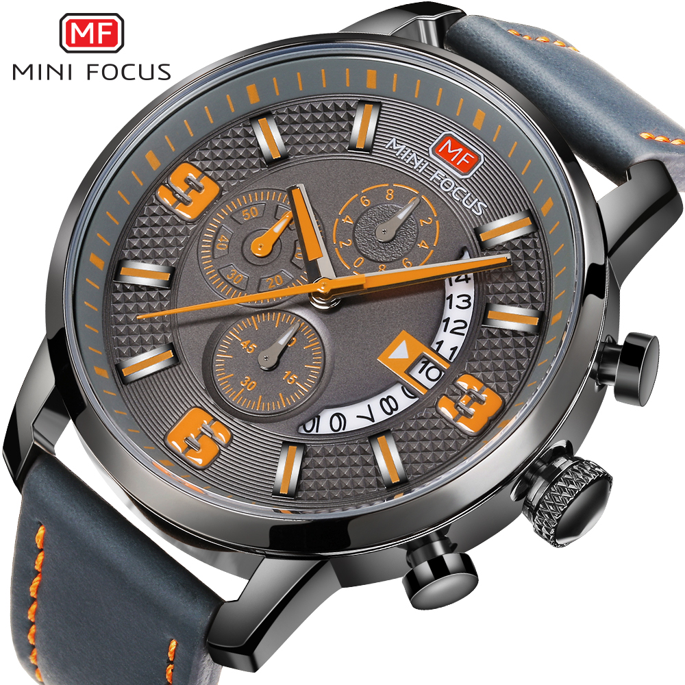 Reloj Mini Focus LE-23861 - Negro / Rojo