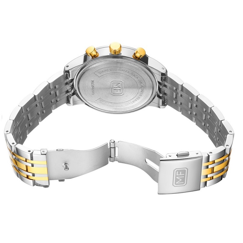 Reloj Mini Focus MD-23877 - Plateado / Azul