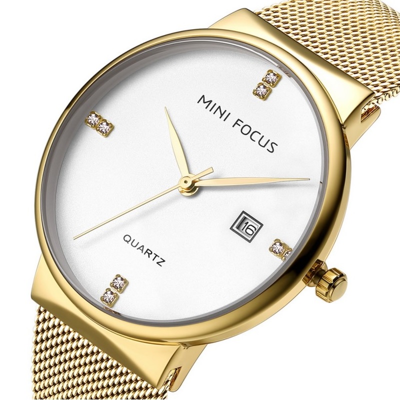 Reloj Mini Focus RO-23919 - Azul / Oro Rosa