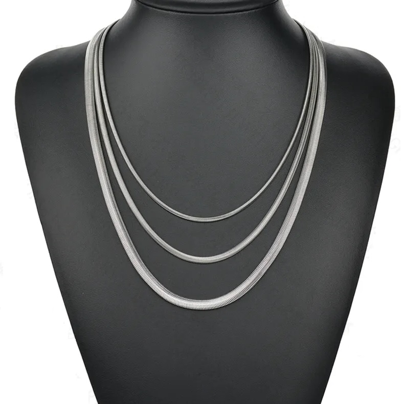 Cadena MO-34259 - Plateado / 50cm / 3mm
