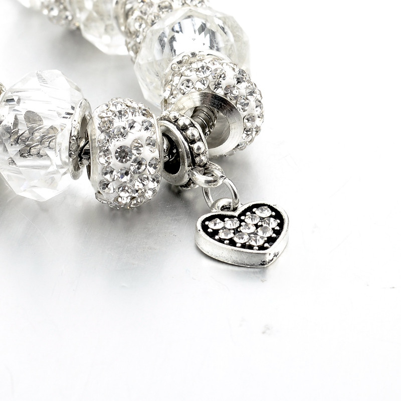 Pulsera ET-1723 - Plateado/Negro