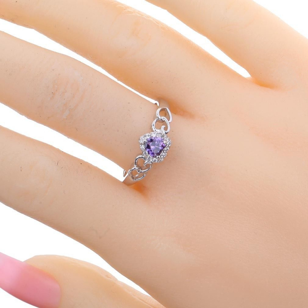 Anillo HE-2230 - Plata/Rojo/65mm