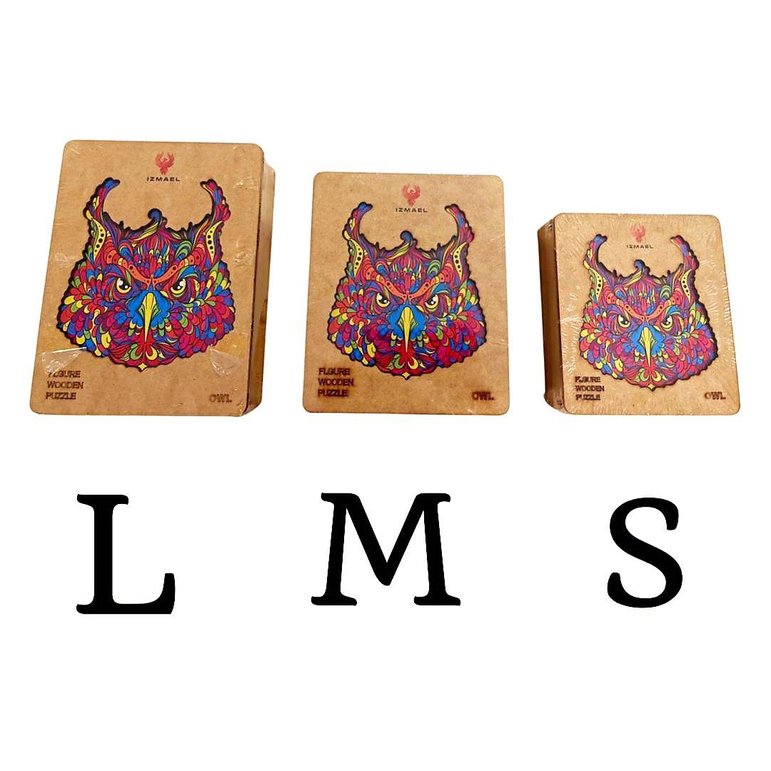 Puzzle de madera - Owl / S