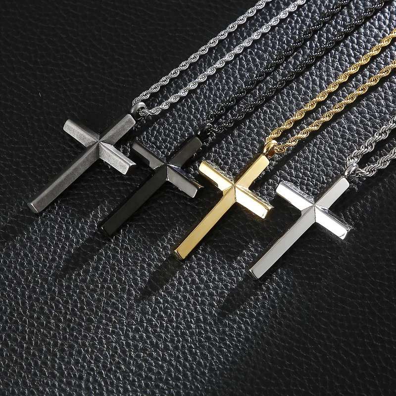 Collar PU-38415 Cross - Dorado