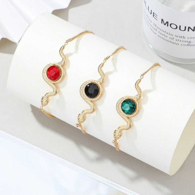 Pulsera SI-21262 - Dorada / Verde