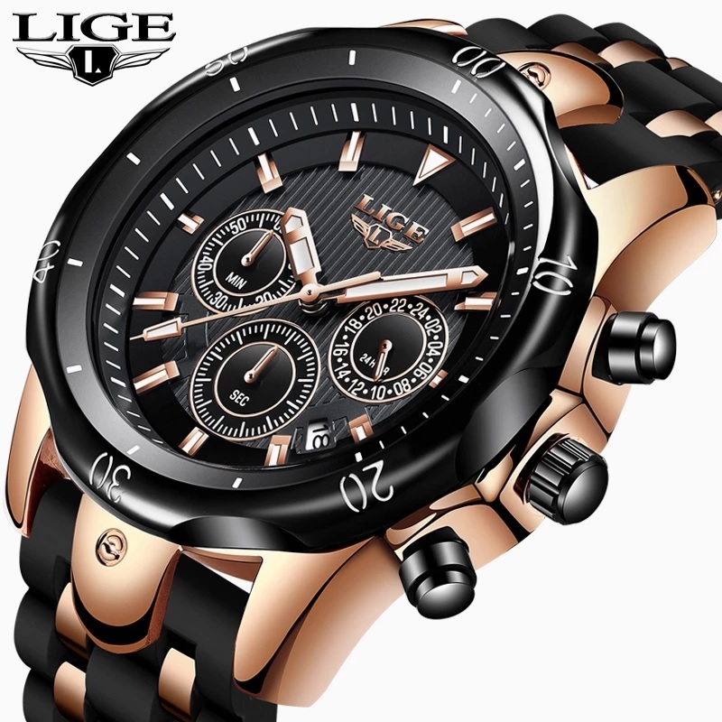 Reloj LIGE TE-14651 - Negro / Dorado