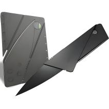Tarjeta de supervivencia con cuchillo CR-39382 - Negra