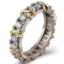 Anillo WH-29053 - Plateado / Dorado / 52mm