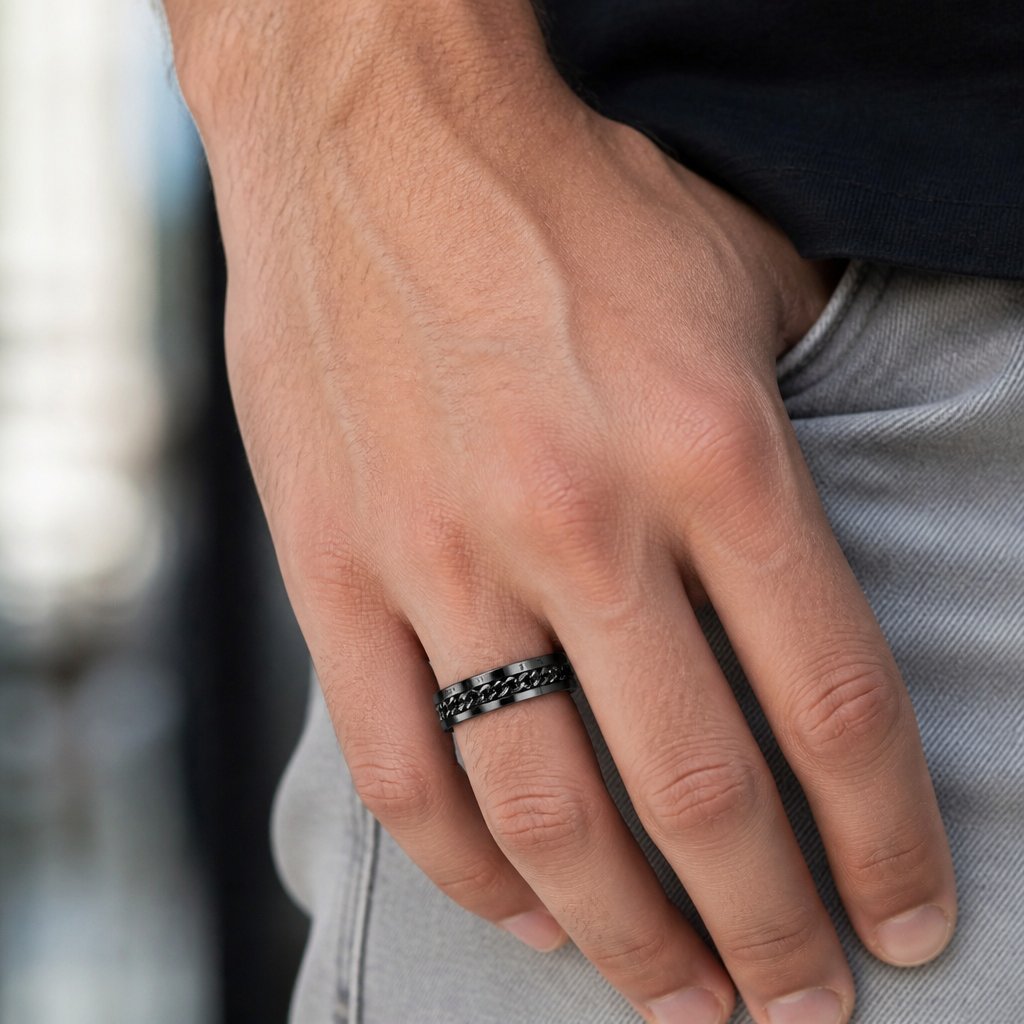 Anillo CH-16875 - Negro / 57mm