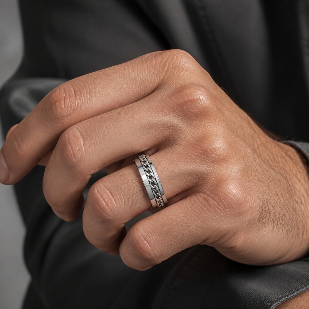 Anillo CH-16891 - Plateado / 59mm