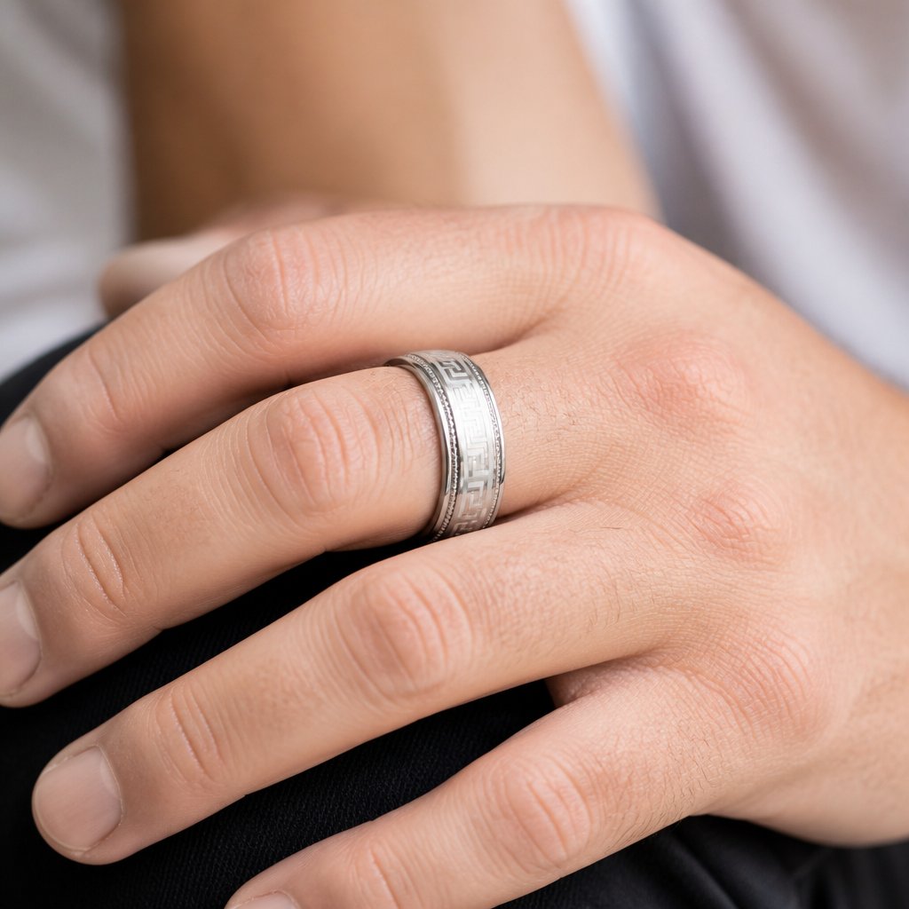 Anillo WE-17438 - Plateado / 62mm