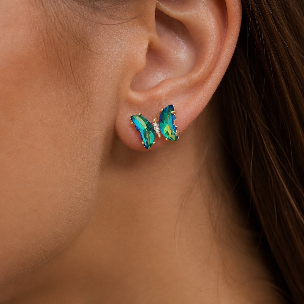 Pendientes LO-29244 - Verde