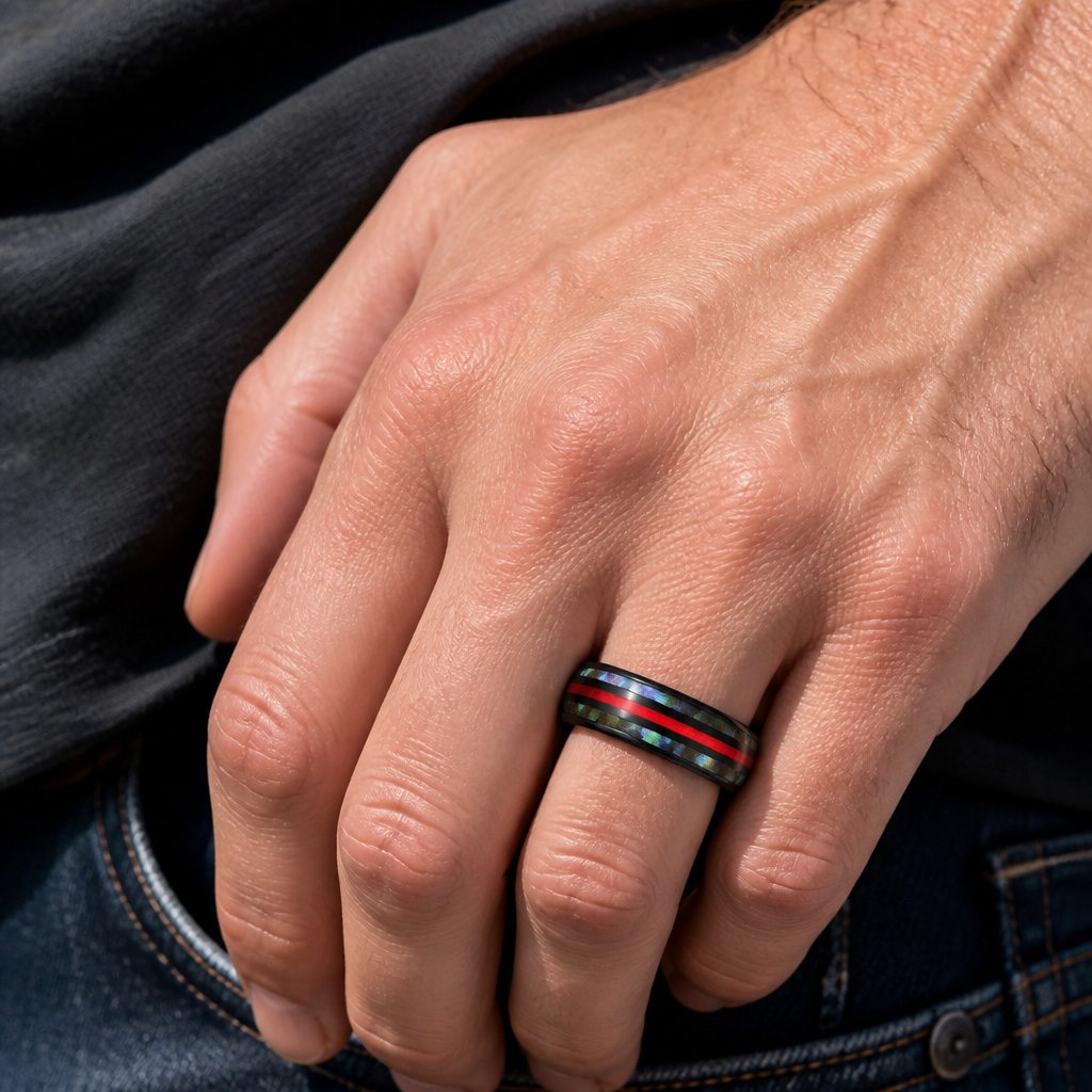 Anillo RE-32097 - Negro / Rojo / 67mm