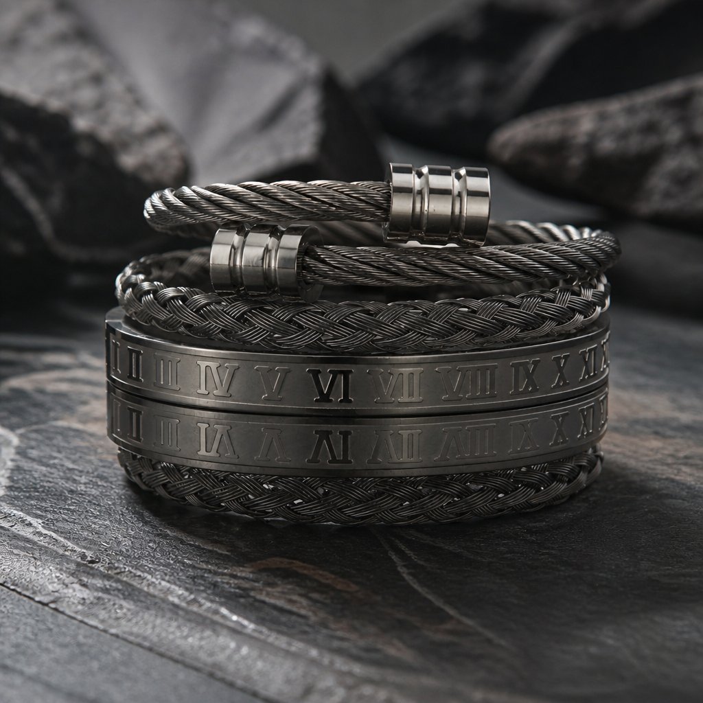 Pulseras EF-32952 - Negro