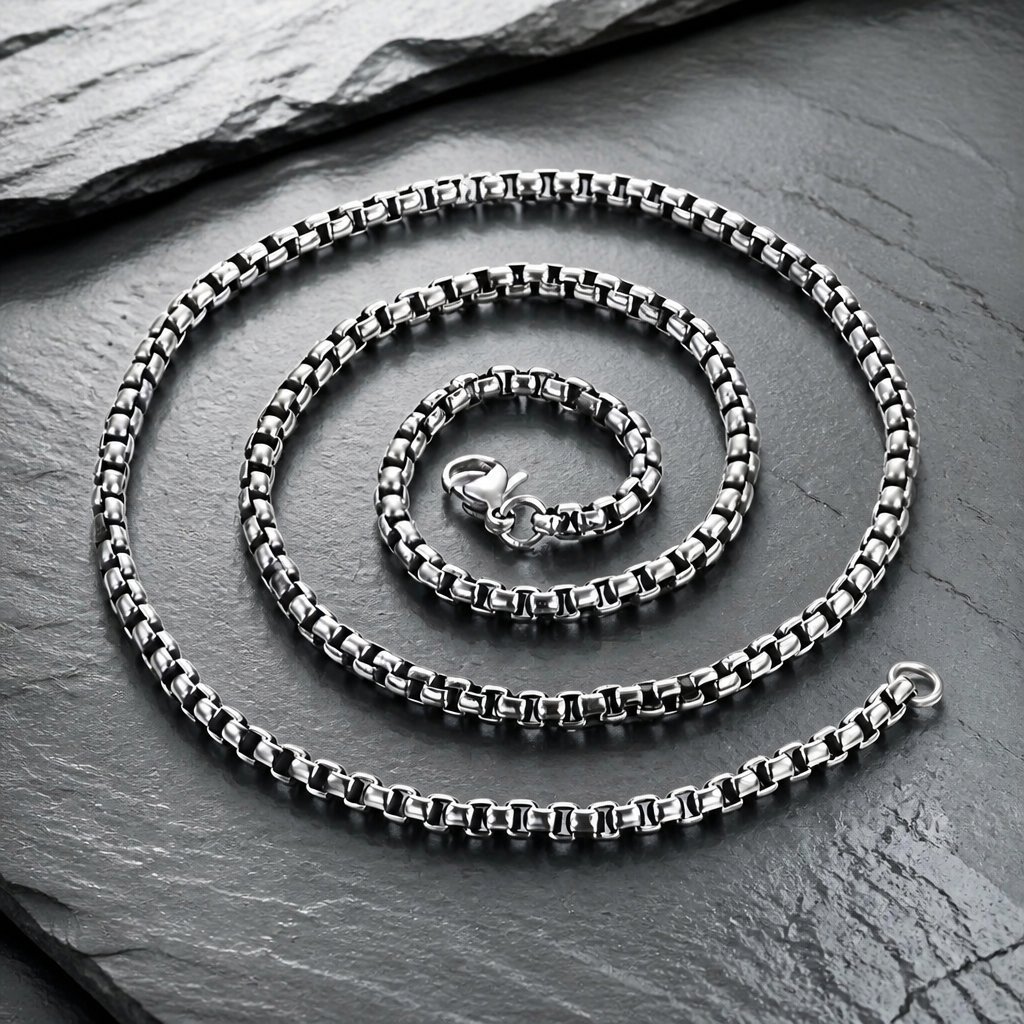 Cadena TA-34560 - Plateada / 90cm / 2mm