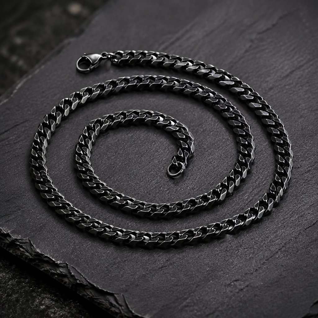 Cadena DE-34660 - Negra / 50cm / 3mm